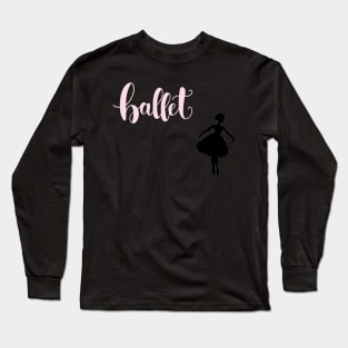 ballerina stickers Long Sleeve T-Shirt